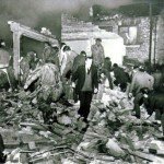 The aftermath of the McGurk's Bar bomb