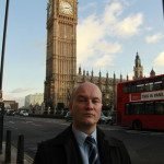 Ciarán MacAirt at Westminster, London
