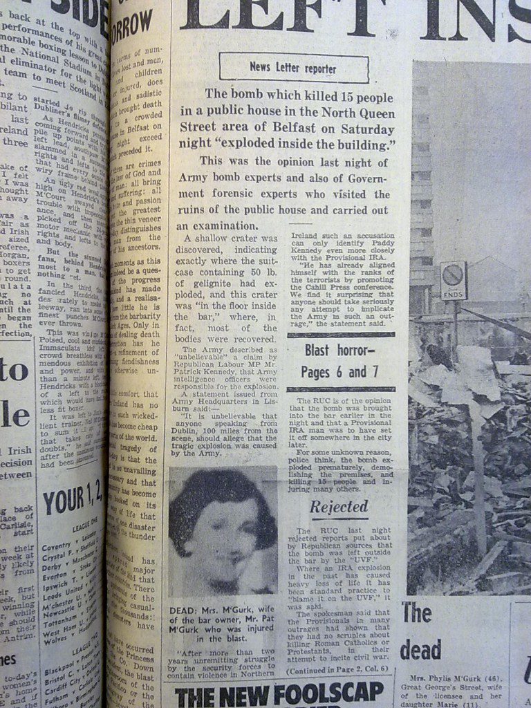 Newsletter disinformation, 6th December 1971