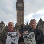 McGurk's Bar campaigners Robert McClenaghan and Gerard Keenan lobbied politicians in London.