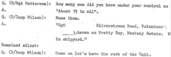 Robert James Campbell squaels on the younger members of his UVF gang