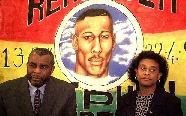 The father and mother of Stephen Lawrence.