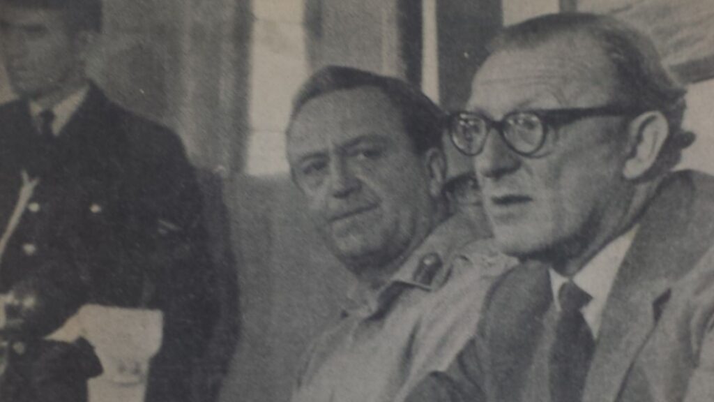 Lt. General Sir Harry Tuzo and Lord Carrington
